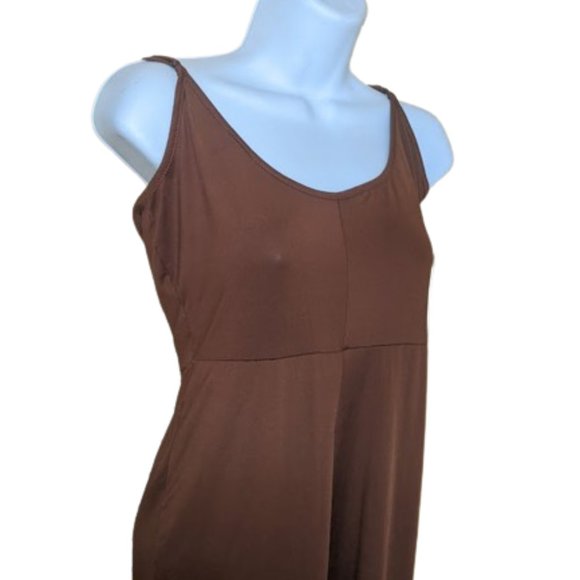 -- Copper Brown Jumpsuit Size Medium - Picture 3 of 4